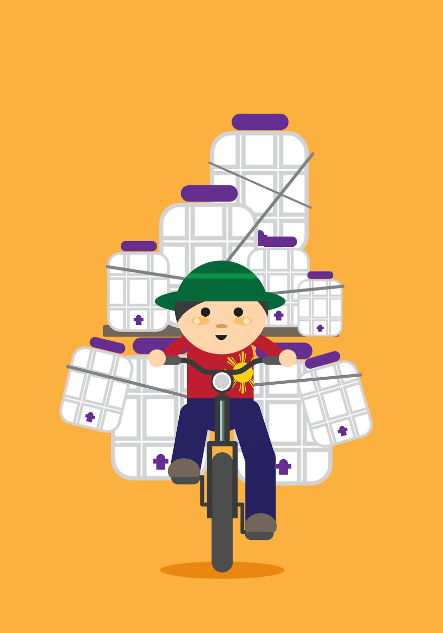 I Illustrate The Amazing Loads Of Motorbikes In Hanoi, Vietnam (Part 2) I Illustrate The Amazing Loads Of Motorbikes In Hanoi, Vietnam (Part 2)