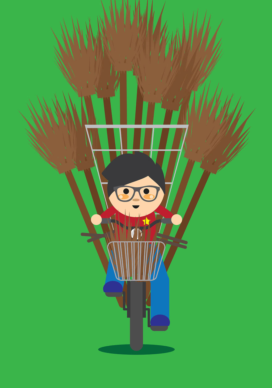 I Illustrate The Amazing Loads Of Motorbikes In Hanoi, Vietnam (Part 2) I Illustrate The Amazing Loads Of Motorbikes In Hanoi, Vietnam (Part 2)