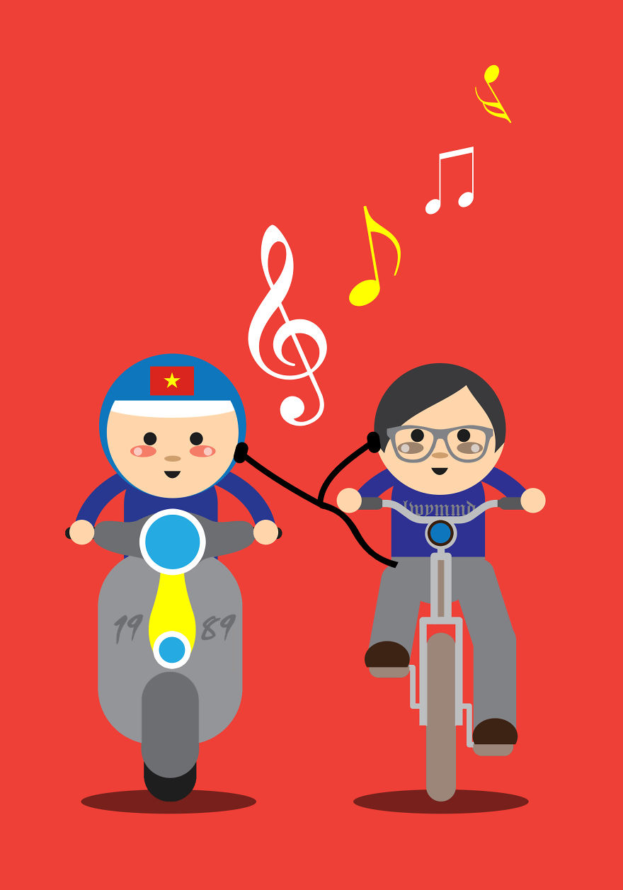 I Illustrate The Amazing Loads Of Motorbikes In Hanoi, Vietnam (Part 2) I Illustrate The Amazing Loads Of Motorbikes In Hanoi, Vietnam (Part 2)