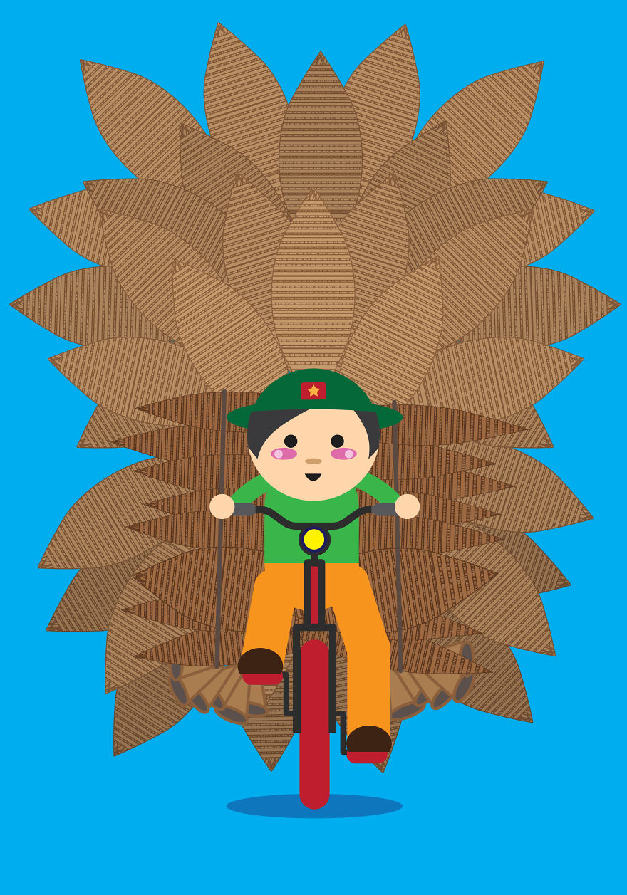 I Illustrate The Amazing Loads Of Motorbikes In Hanoi, Vietnam (Part 2) I Illustrate The Amazing Loads Of Motorbikes In Hanoi, Vietnam (Part 2)