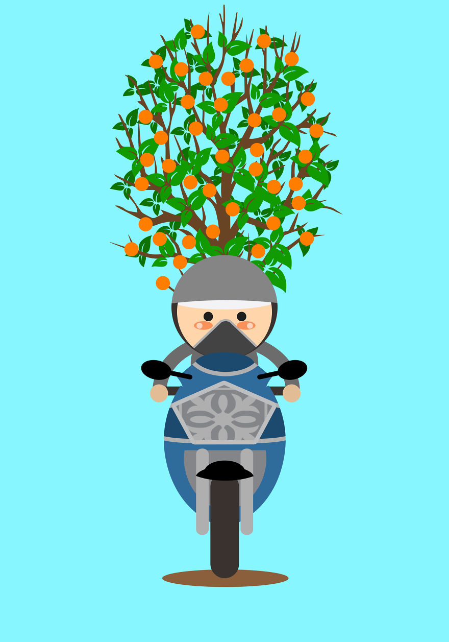 I Illustrate The Amazing Loads Of Motorbikes In Hanoi, Vietnam (Part 2) I Illustrate The Amazing Loads Of Motorbikes In Hanoi, Vietnam (Part 2)