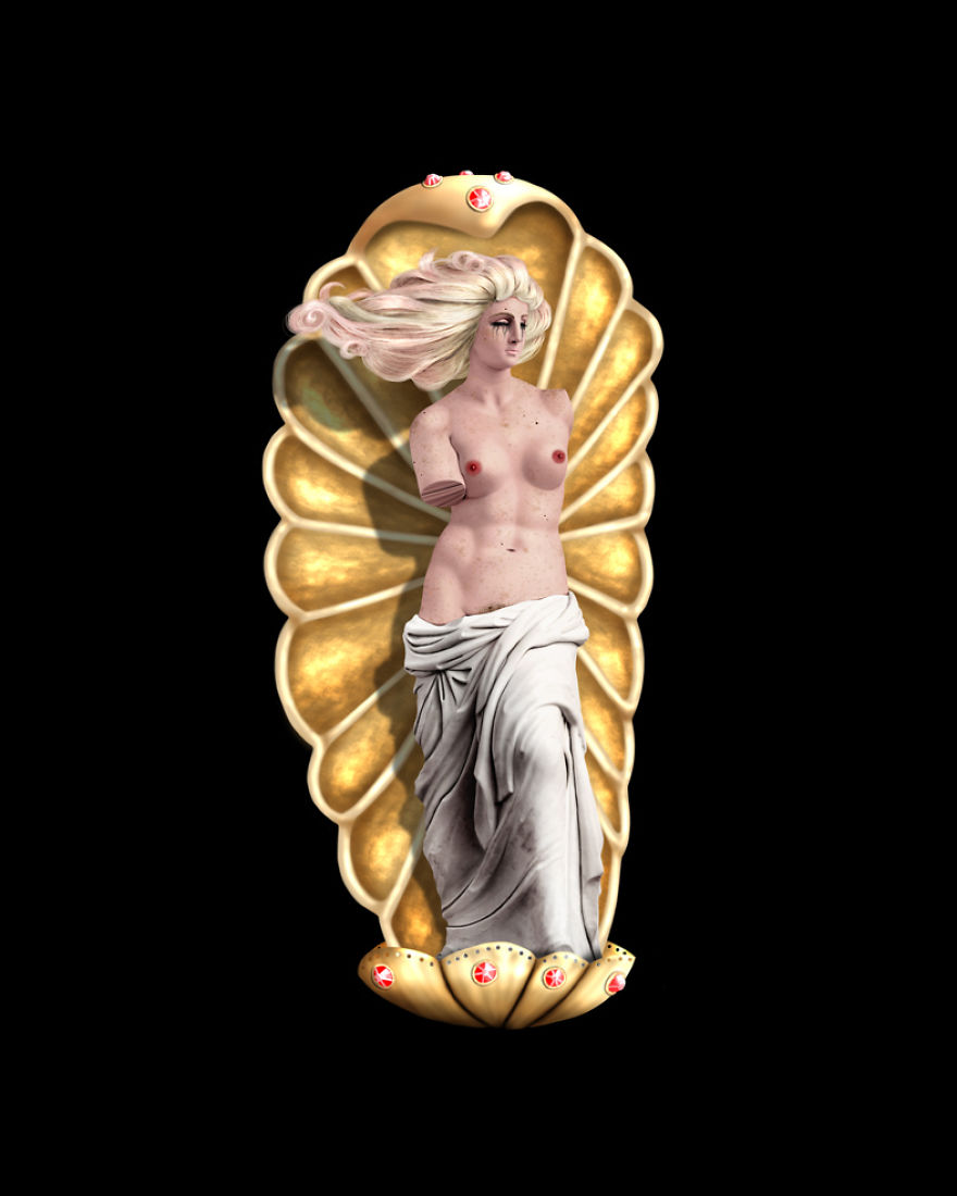 La Noia / Boredom &#8211; Digital Paintings By Saul Zanolari