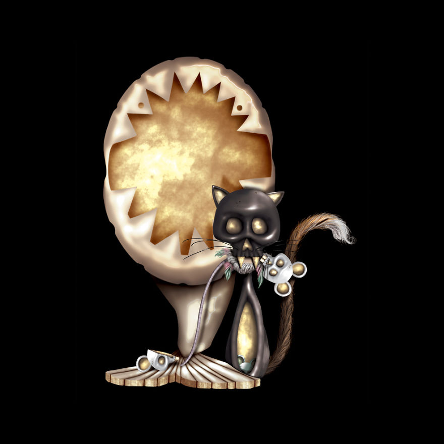 La Noia / Boredom &#8211; Digital Paintings By Saul Zanolari