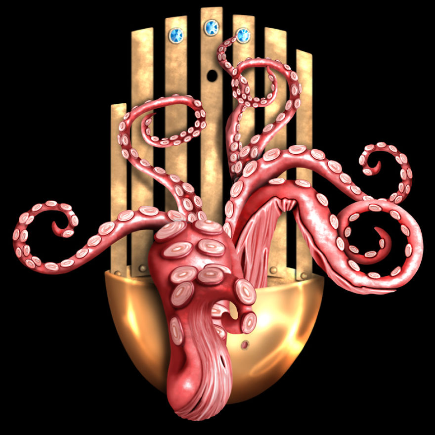 La Noia / Boredom &#8211; Digital Paintings By Saul Zanolari