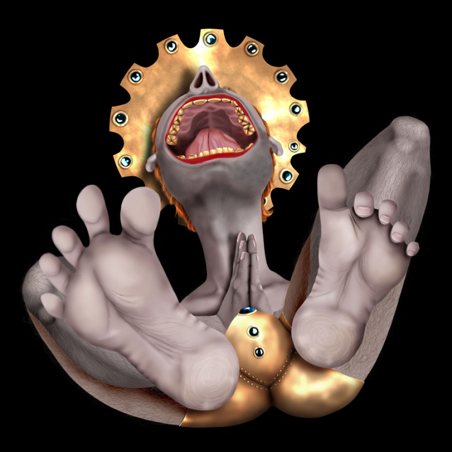 La Noia / Boredom &#8211; Digital Paintings By Saul Zanolari