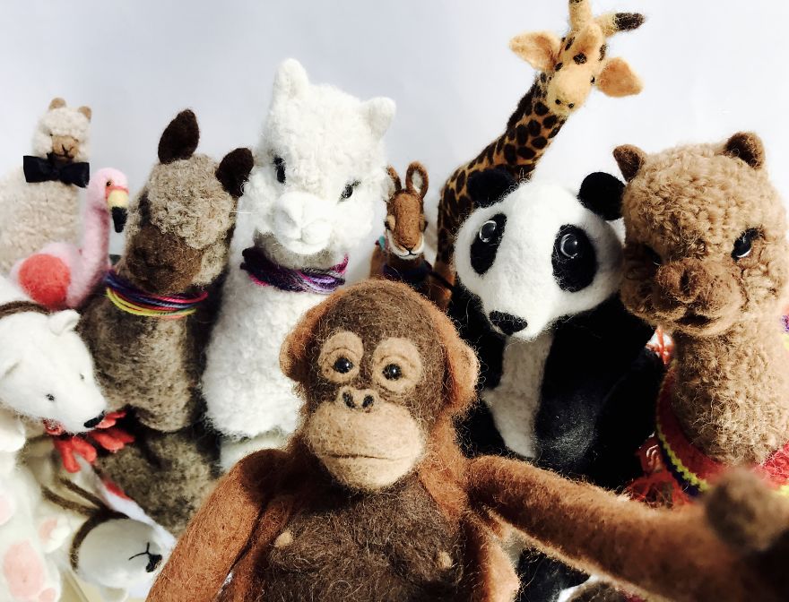 I Make Animal Figures From Peruvian Alpaca