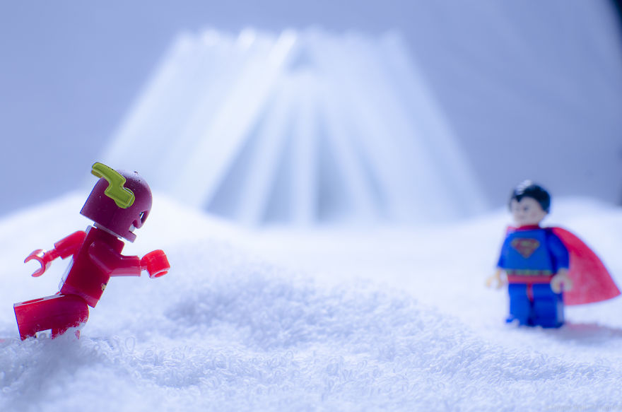 I Used Toy Cars, Legos And Towels To Create These Images