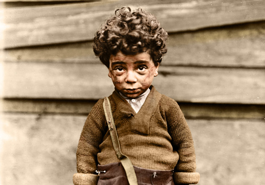 I’ve Colourised These 100+ Year Old Photos Of American Child Labour, And Here&#8217;s The Result