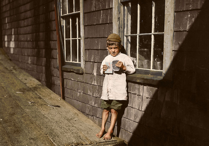 I’ve Colourised These 100+ Year Old Photos Of American Child Labour, And Here&#8217;s The Result