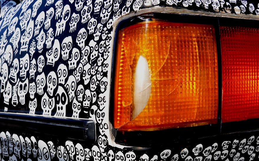 I Painted 1000 Skulls All Over My Car I Painted 1000 Skulls All Over My Car