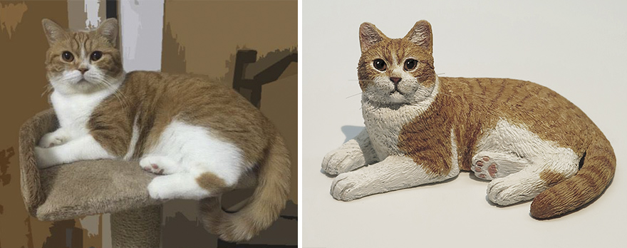 I Hand-Sculpt People’s Cats To Immortalize Their Friendship I Hand-Sculpt People’s Cats To Immortalize Their Friendship