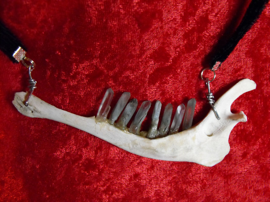 I Make Jewelry With Bones To Create Beauty From Decay, And To Memorialize The Animals They Came From