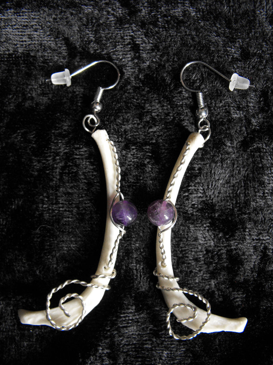 I Make Jewelry With Bones To Create Beauty From Decay, And To Memorialize The Animals They Came From