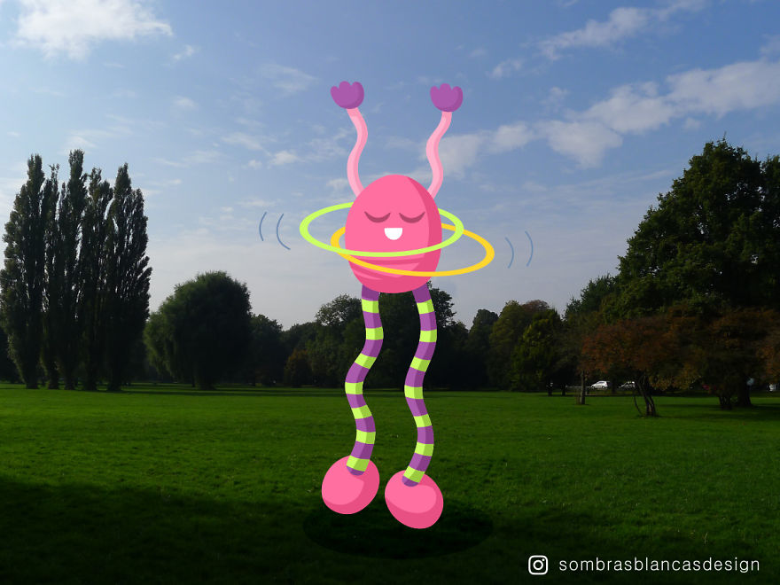 I Add Happy, Colorful Creatures To Everyday Life And Travel Photos I Add Happy, Colorful Creatures To Everyday Life And Travel Photos