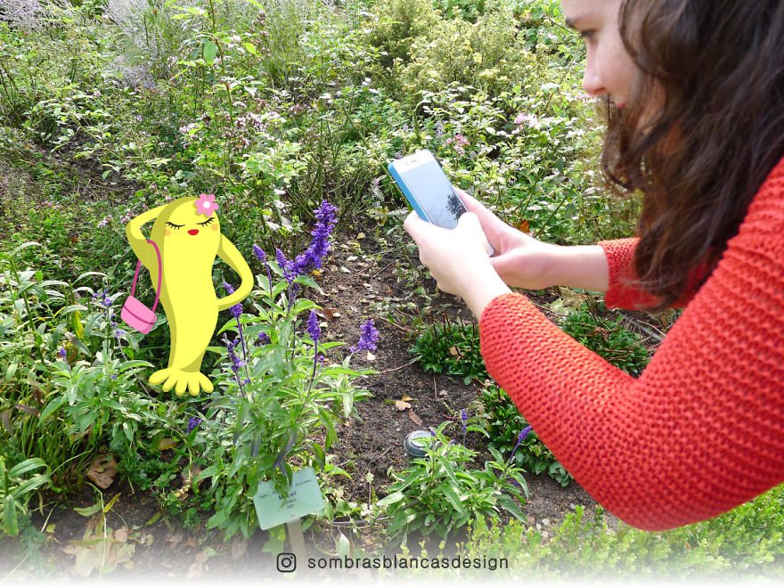 I Add Happy, Colorful Creatures To Everyday Life And Travel Photos I Add Happy, Colorful Creatures To Everyday Life And Travel Photos