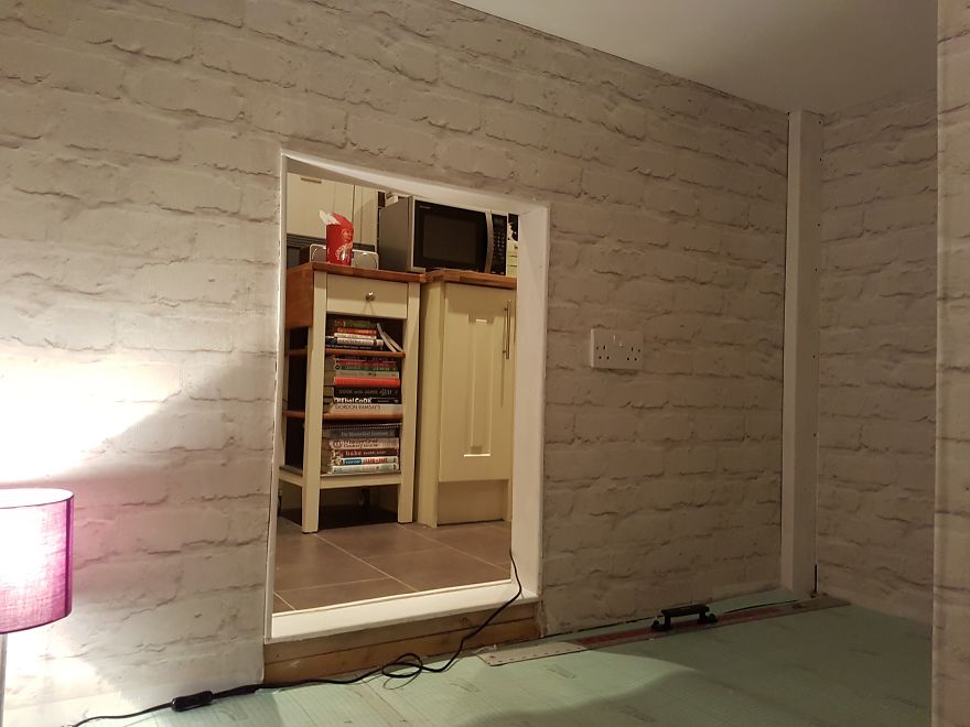 Our Dog Was Getting A Human Sister, So I Built Her A Room Under The Stairs &#8211; It Turned Out Better Than Expected