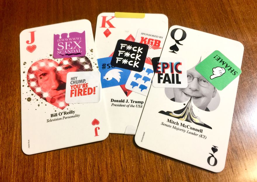 I Designed A Stunning Deck Of 52-Playing Cards To Help Cope With The President