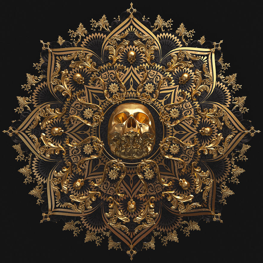 I Reimagined Traditional Mandala And Geometric Patterns As 3D Illustrations