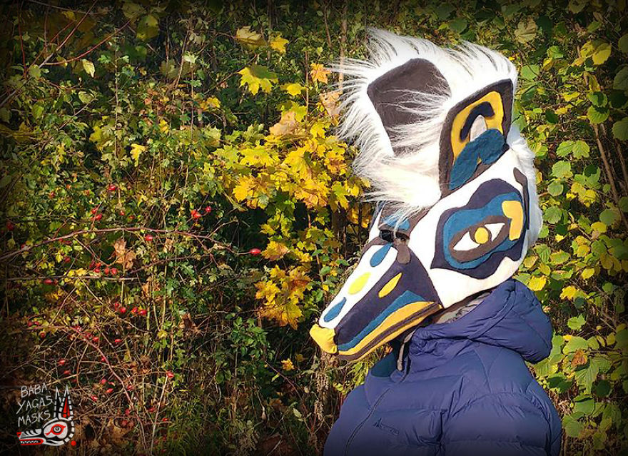 “Baba Yaga’s Masks” Artist Creating Awesome Textile Masks For Everyone