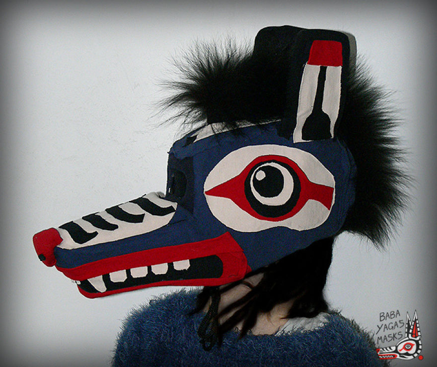 “Baba Yaga’s Masks” Artist Creating Awesome Textile Masks For Everyone