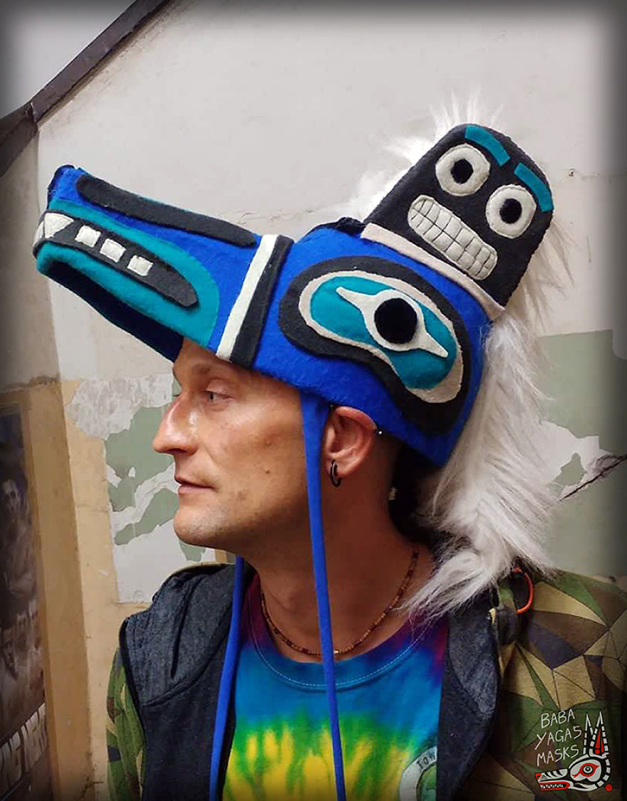 “Baba Yaga’s Masks” Artist Creating Awesome Textile Masks For Everyone