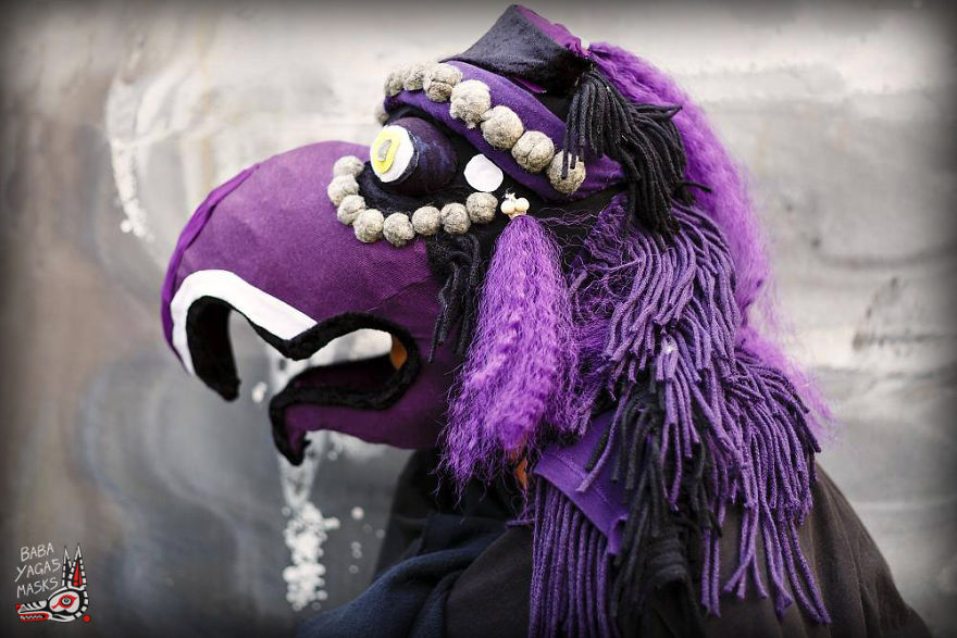“Baba Yaga’s Masks” Artist Creating Awesome Textile Masks For Everyone