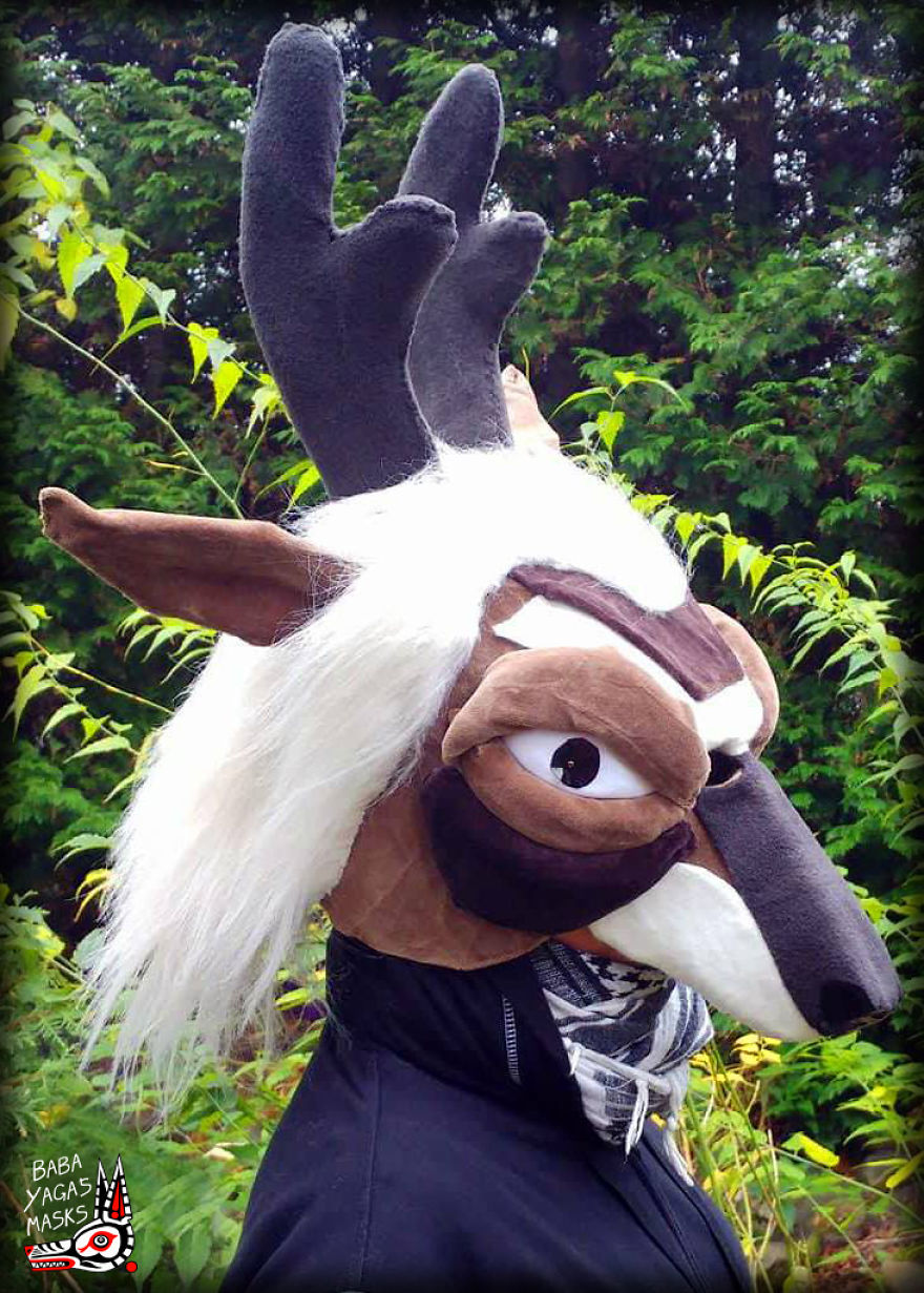 “Baba Yaga’s Masks” Artist Creating Awesome Textile Masks For Everyone