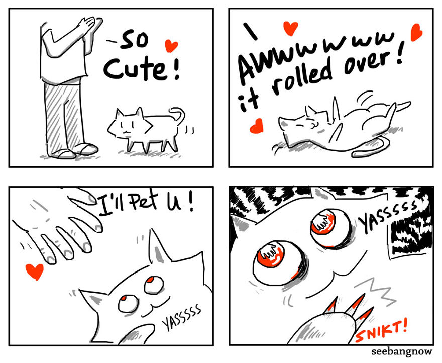 17 Hilarious Comics That Reveal The Reality Of Having A Cat 17 Hilarious Comics That Reveal The Reality Of Having A Cat