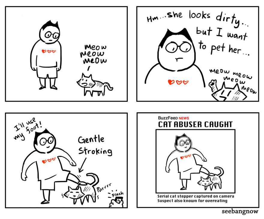 17 Hilarious Comics That Reveal The Reality Of Having A Cat 17 Hilarious Comics That Reveal The Reality Of Having A Cat