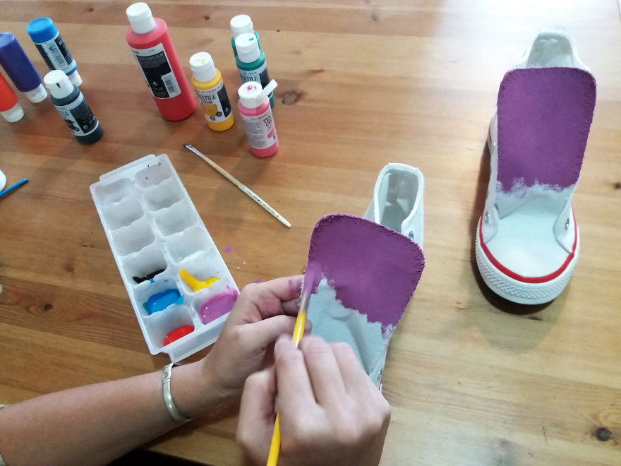 After Spending The Whole Weekend Painting I Came Up With These Shoes After Spending The Whole Weekend Painting I Came Up With These Shoes