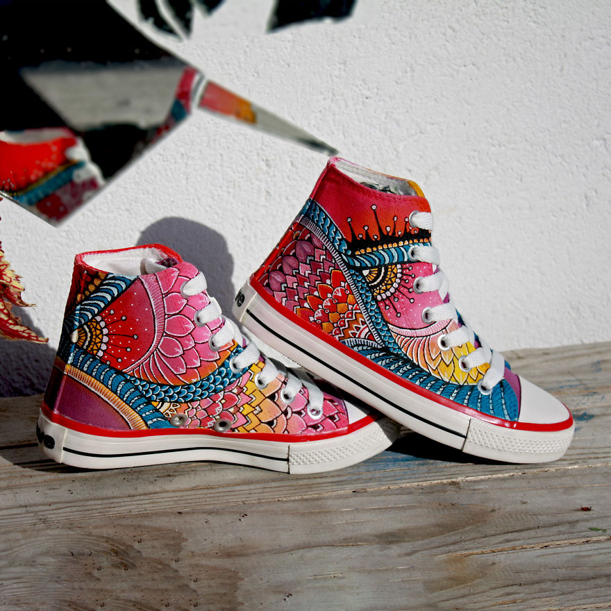 After Spending The Whole Weekend Painting I Came Up With These Shoes After Spending The Whole Weekend Painting I Came Up With These Shoes