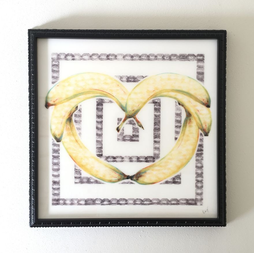 I Use My Lips And Lipsticks To Create These Paintings