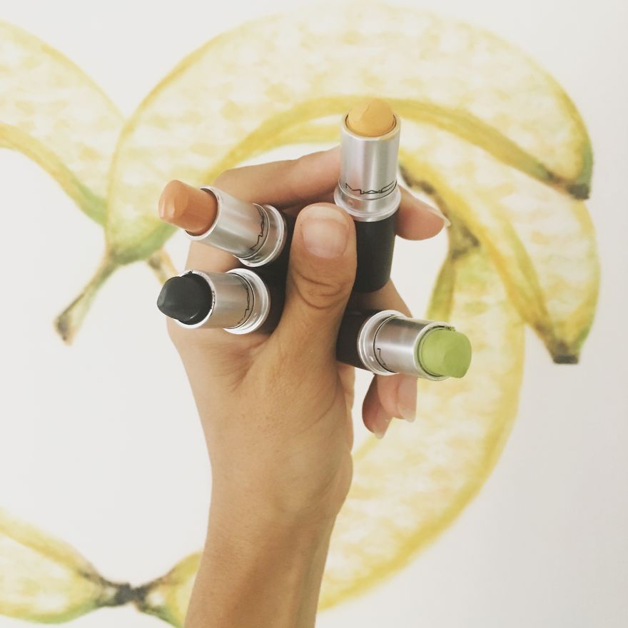 I Use My Lips And Lipsticks To Create These Paintings