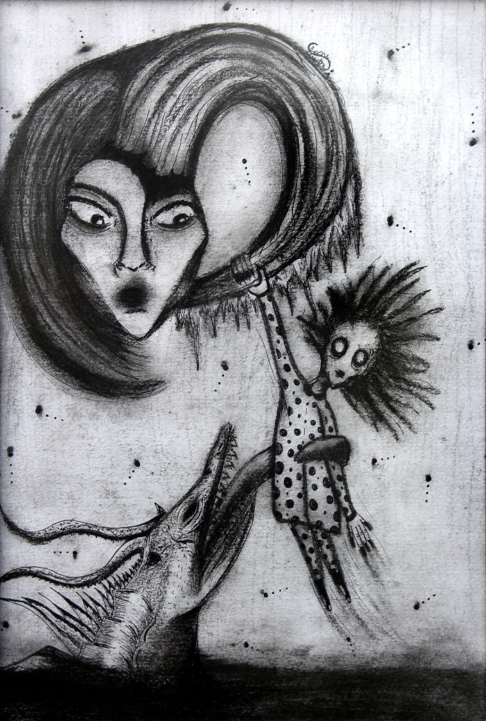 At 16 Years Old I Made Illustrations With Characters Based On My Emotions, Dreams And Imagination At 16 Years Old I Made Illustrations With Characters Based On My Emotions, Dreams And Imagination