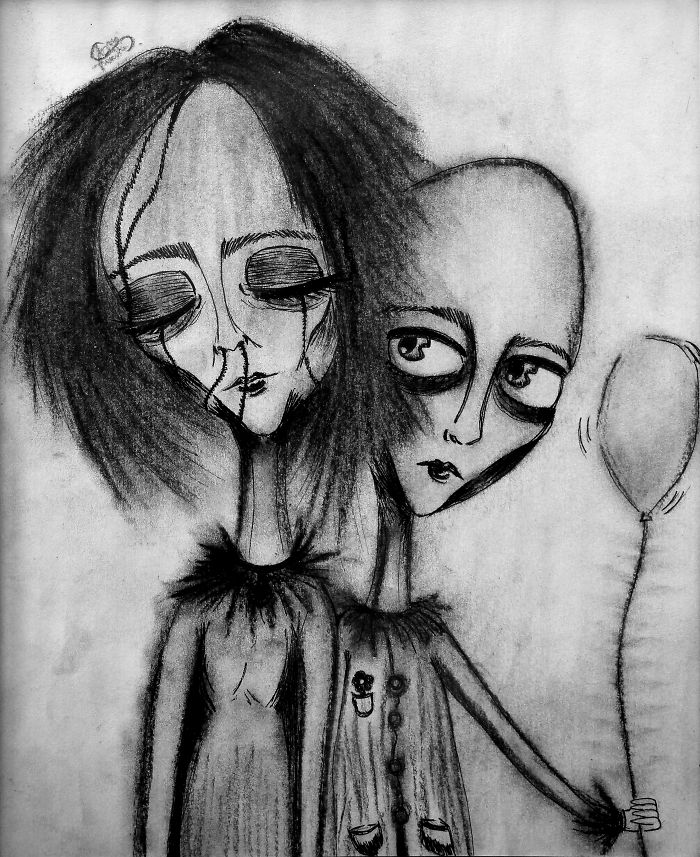 At 16 Years Old I Made Illustrations With Characters Based On My Emotions, Dreams And Imagination At 16 Years Old I Made Illustrations With Characters Based On My Emotions, Dreams And Imagination