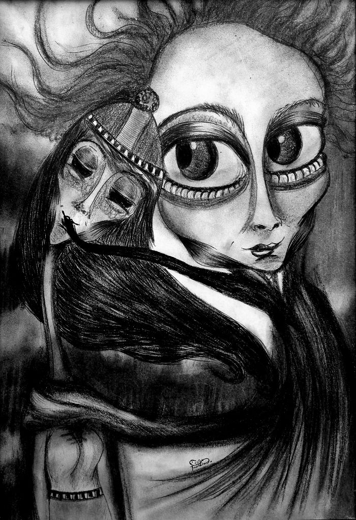 At 16 Years Old I Made Illustrations With Characters Based On My Emotions, Dreams And Imagination At 16 Years Old I Made Illustrations With Characters Based On My Emotions, Dreams And Imagination