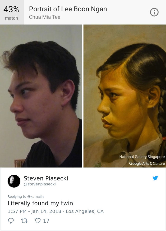 New Google App Finds Your Museum Doppelganger But Not Everyone Is Loving The Results New Google App Finds Your Museum Doppelganger But Not Everyone Is Loving The Results