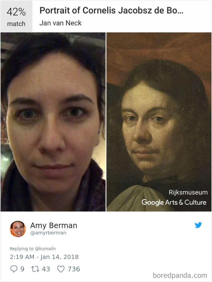 New Google App Finds Your Museum Doppelganger But Not Everyone Is Loving The Results New Google App Finds Your Museum Doppelganger But Not Everyone Is Loving The Results