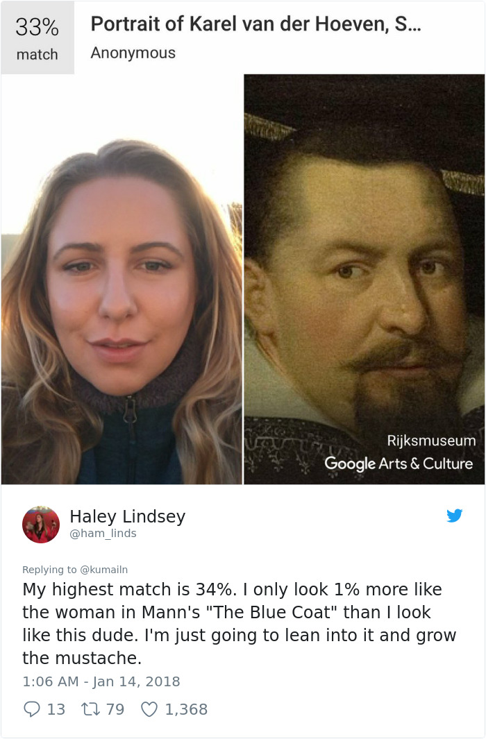 New Google App Finds Your Museum Doppelganger But Not Everyone Is Loving The Results New Google App Finds Your Museum Doppelganger But Not Everyone Is Loving The Results