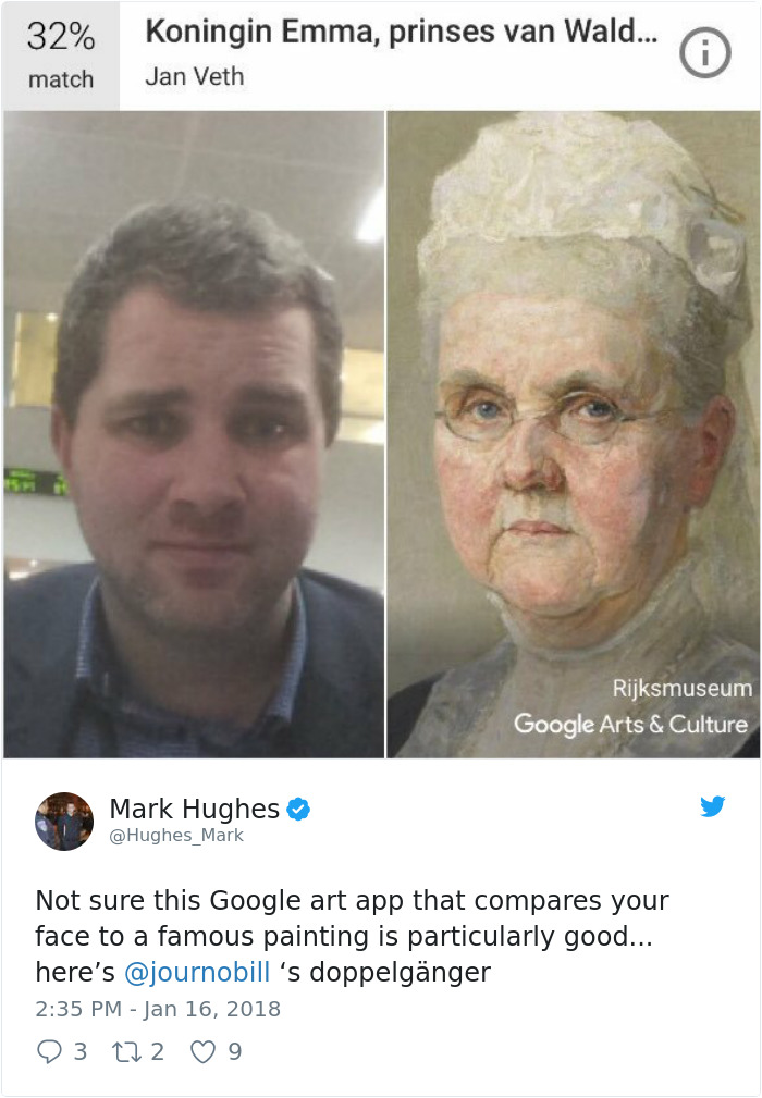 New Google App Finds Your Museum Doppelganger But Not Everyone Is Loving The Results New Google App Finds Your Museum Doppelganger But Not Everyone Is Loving The Results