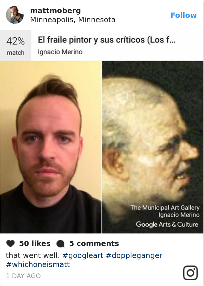 New Google App Finds Your Museum Doppelganger But Not Everyone Is Loving The Results New Google App Finds Your Museum Doppelganger But Not Everyone Is Loving The Results