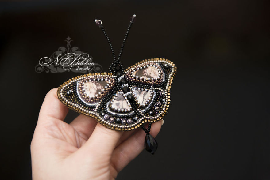 Russian Artist Creates Gorgeous Beaded Insects Completely By Hand