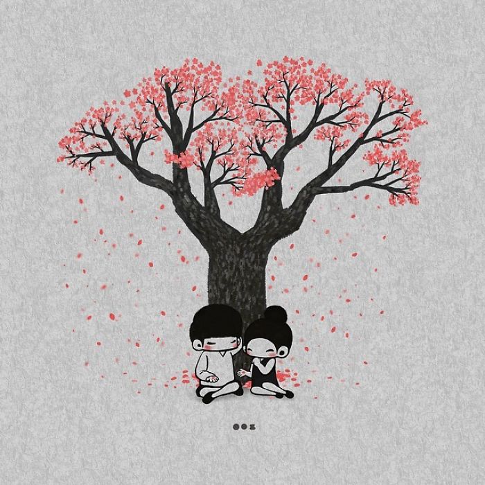 Korean Artist Shows What It’s Like To Be Falling In Love More And More Each Day Korean Artist Shows What It’s Like To Be Falling In Love More And More Each Day