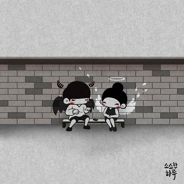 Korean Artist Shows What It’s Like To Be Falling In Love More And More Each Day Korean Artist Shows What It’s Like To Be Falling In Love More And More Each Day