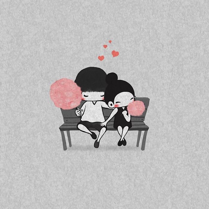 Korean Artist Shows What It’s Like To Be Falling In Love More And More Each Day Korean Artist Shows What It’s Like To Be Falling In Love More And More Each Day