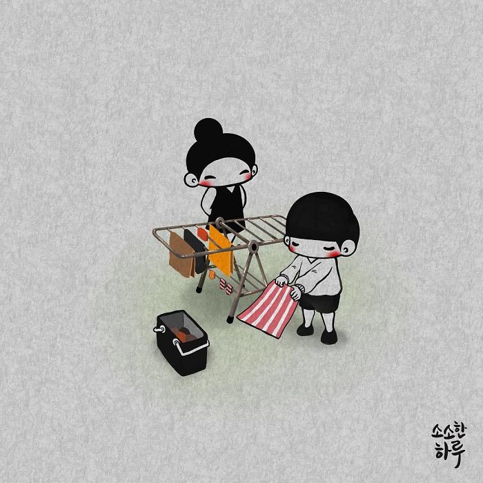 Korean Artist Shows What It’s Like To Be Falling In Love More And More Each Day Korean Artist Shows What It’s Like To Be Falling In Love More And More Each Day