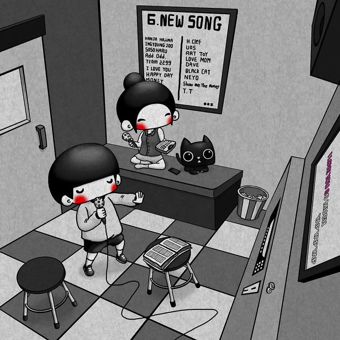 Korean Artist Shows What It’s Like To Be Falling In Love More And More Each Day Korean Artist Shows What It’s Like To Be Falling In Love More And More Each Day