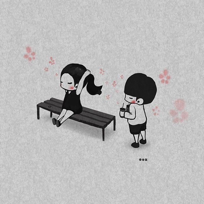 Korean Artist Shows What It’s Like To Be Falling In Love More And More Each Day Korean Artist Shows What It’s Like To Be Falling In Love More And More Each Day