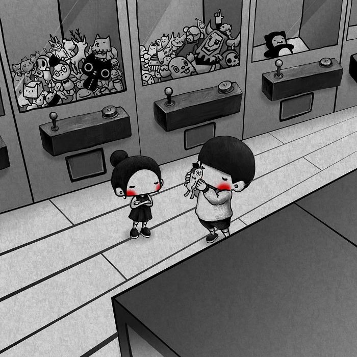 Korean Artist Shows What It’s Like To Be Falling In Love More And More Each Day Korean Artist Shows What It’s Like To Be Falling In Love More And More Each Day