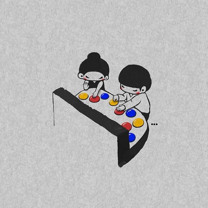 Korean Artist Shows What It’s Like To Be Falling In Love More And More Each Day Korean Artist Shows What It’s Like To Be Falling In Love More And More Each Day